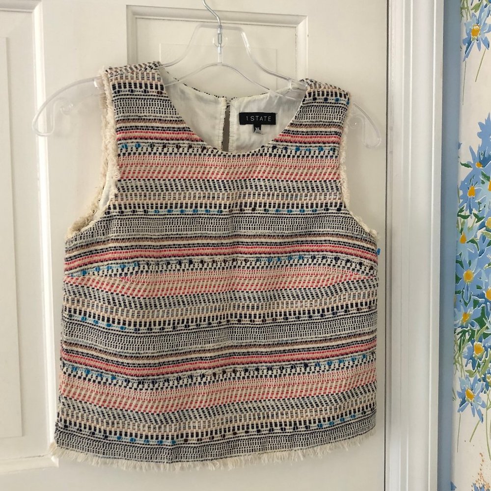 1. State Colorful Knit Crop Top (XS)